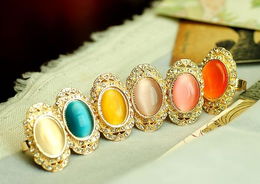 欧美风合金戒指批发指南 聚焦韩国月光石猫眼石狐狸戒指的市场与采购